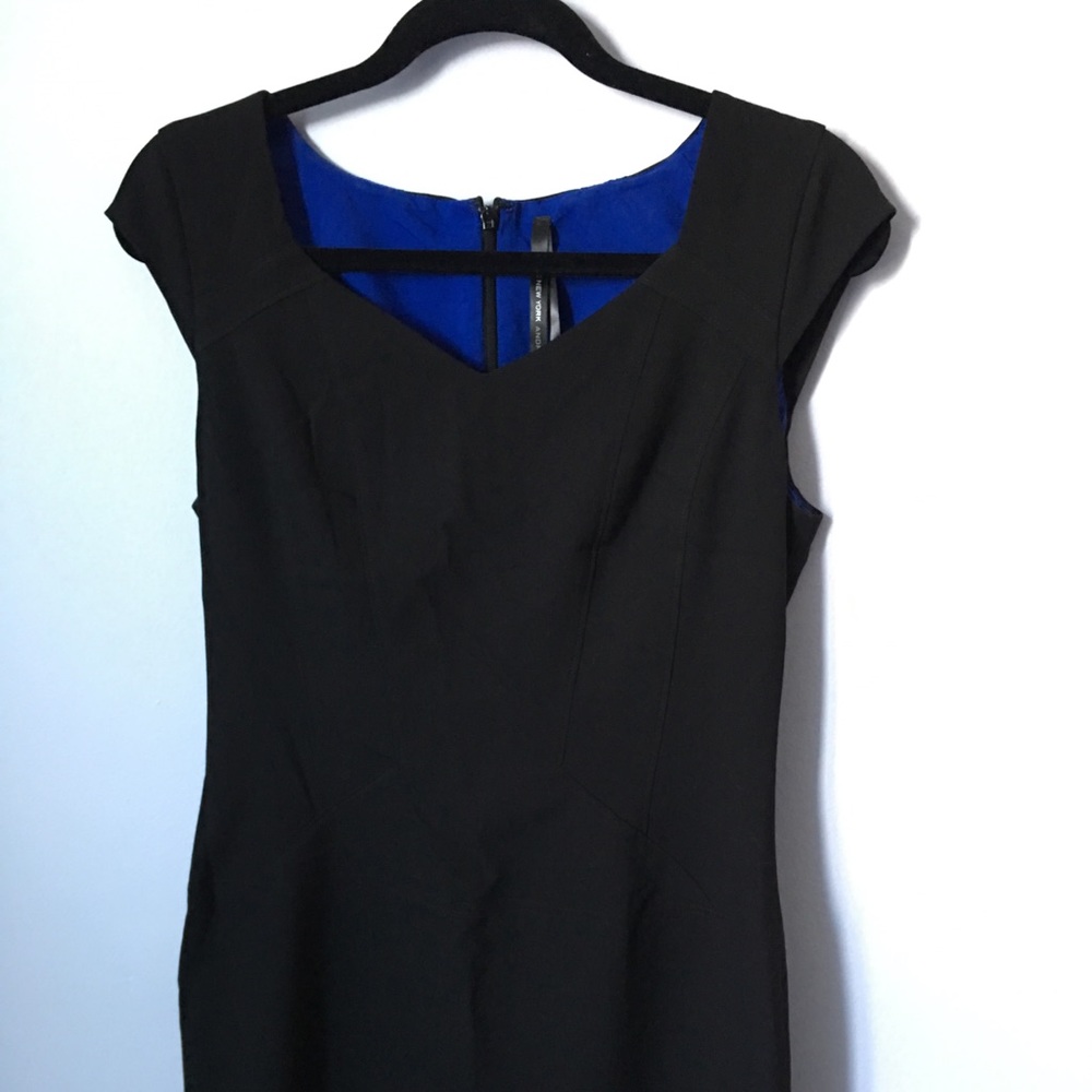 Marc New York Andrew Marc black sheath dress